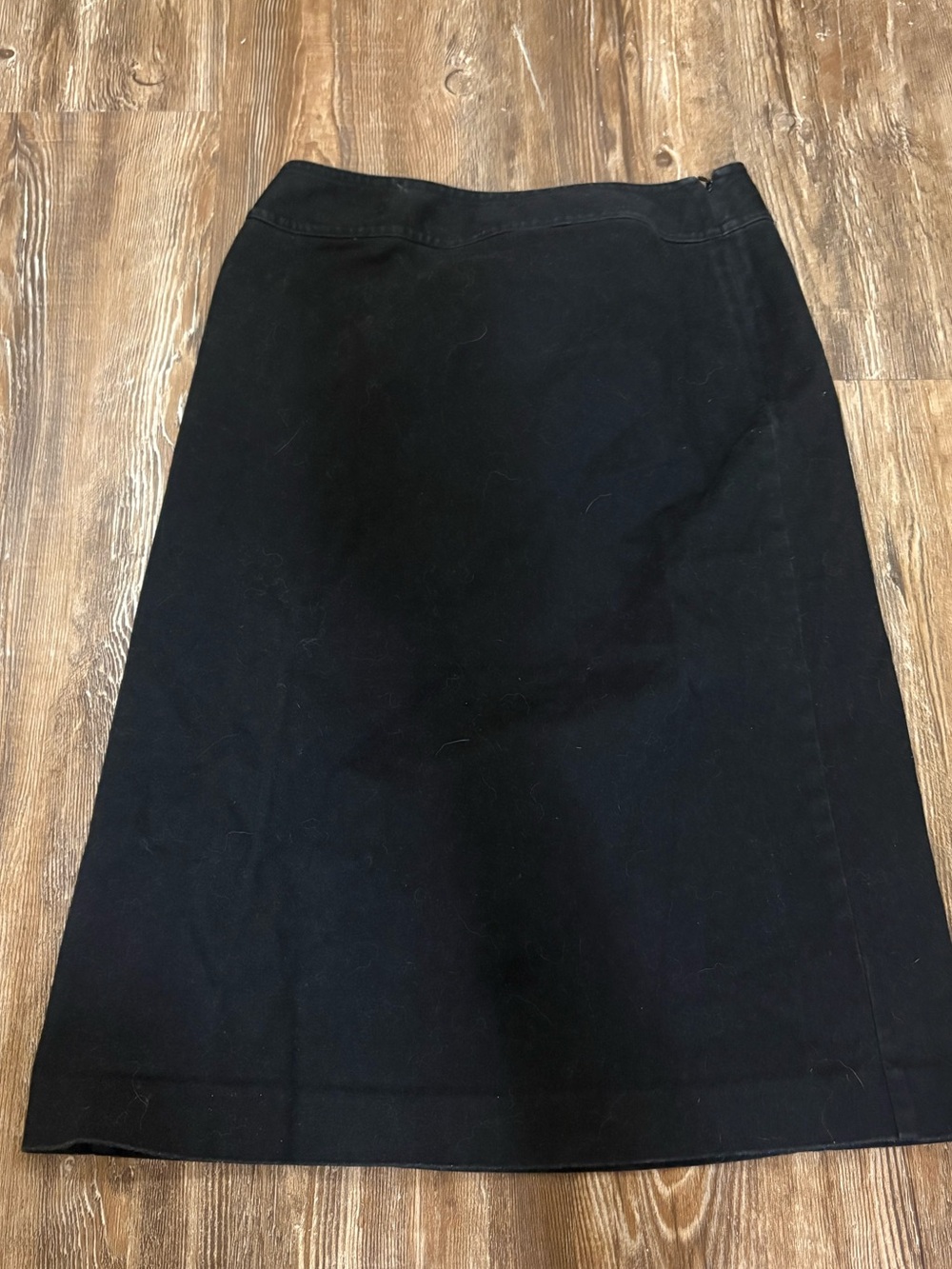 Chadwicks Black Midi A-Line Skirt